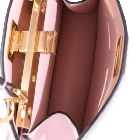 Fendi Pink Padded Nappa Leather Peekaboo ISeeU Petite - Picture 8 of 8